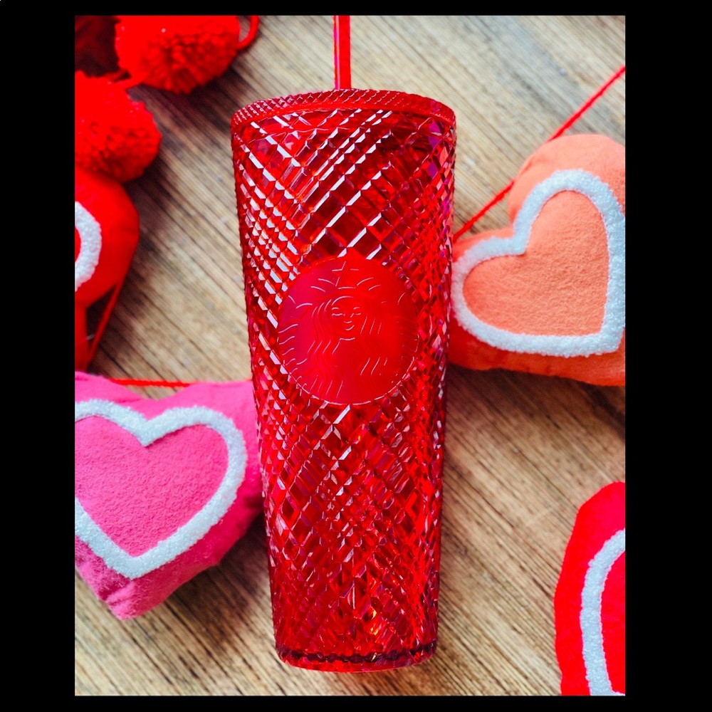 Starbucks Holiday Red Jeweled Tumbler